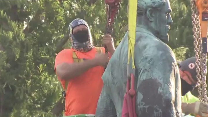 White House cheers removal of statues of Lewis and Clark, Sacagawea