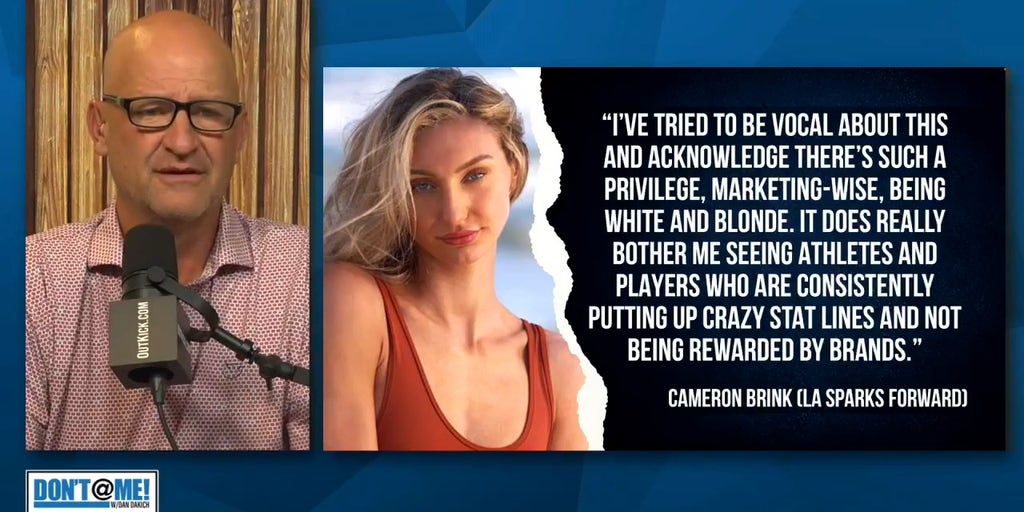WNBA's Cameron Brink Complains About Her White Privilege | Don't @ Me w/ Dan Dakich