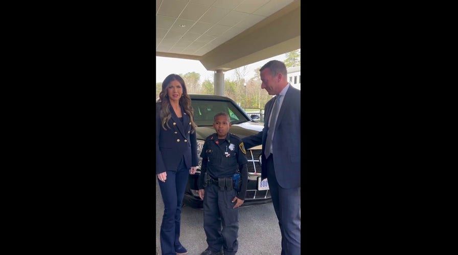 DHS Sec. Kristi Noem introduces youngest member of US Secret Service