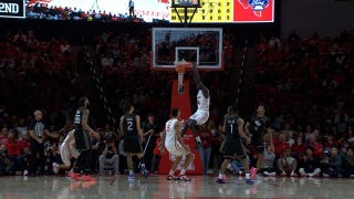 Houstons' Kingston Flemings Connects With Kalifa Sakho for Alley-Oop Slam vs UCF