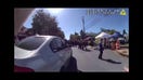 Woman arrested after barreling into crowd at festival