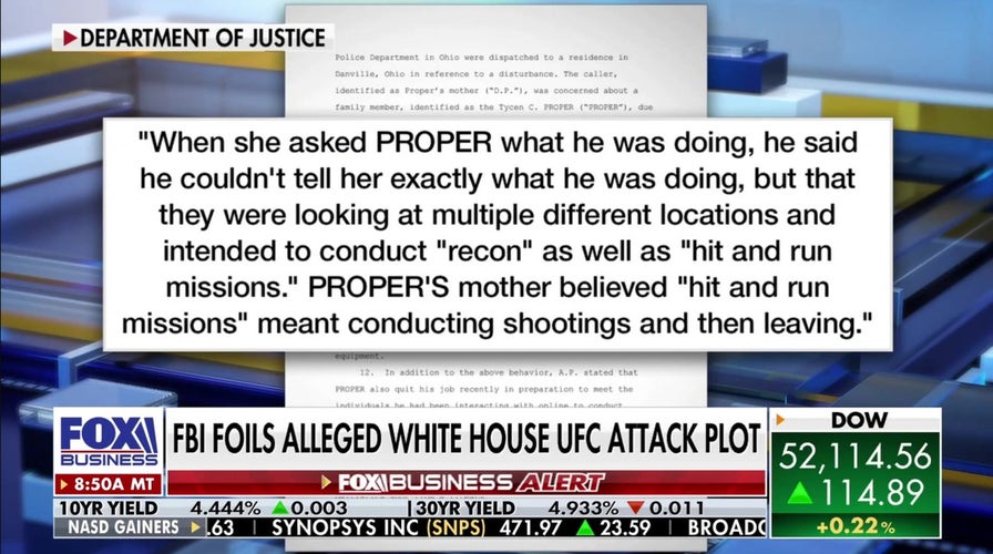 FBI foiled alleged White House UFC attack plot targeting Freedom 250 event 