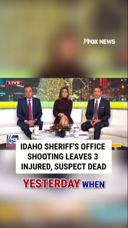 Idaho Sheriff's office shooting leaves 3 injured, suspect dead