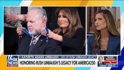 Rush Limbaugh’s wife remembers her husband’s love for USA ahead of America250