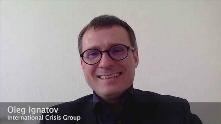 Amy Kellogg talks to Russia United associate Oleg Ignatov