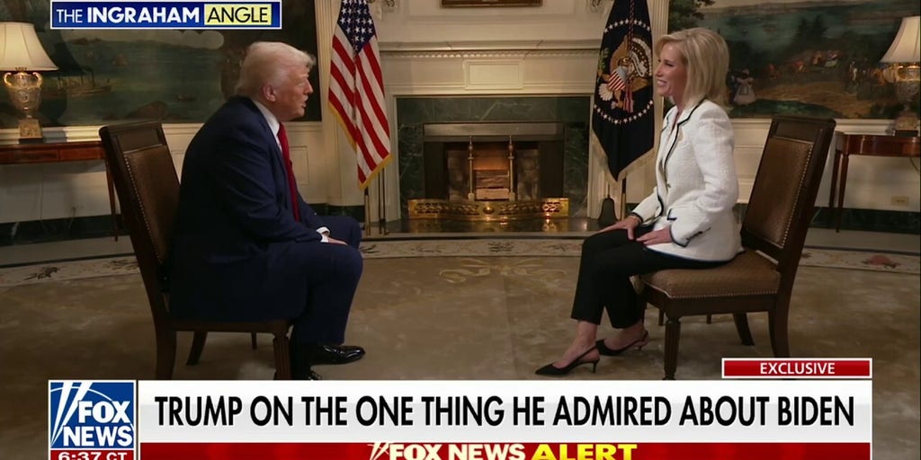 President Trump on the one thing he admires about 'sleepy' Joe Biden