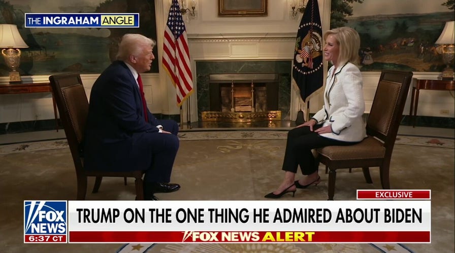 President Trump on 1 thing he admires about 'sleepy' Joe Biden