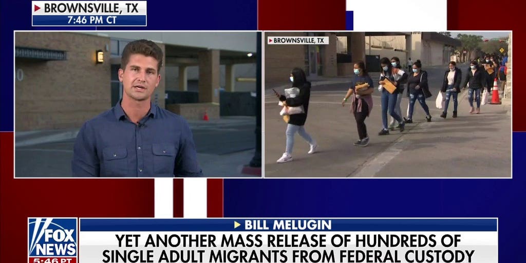 Fox News footage shows mass release of single adult migrants into US ...
