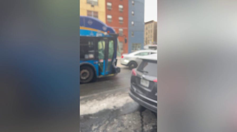 Out-of-control MTA bus collides with cars in the the Bronx, injuring 8 people