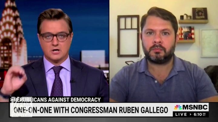 Chris Hayes and Rep. Gallego discuss Biden's rhetoric toward Republicans