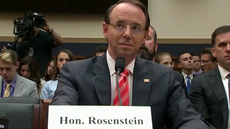 Gregg Jarrett: In Russia collusion hoax, Rod Rosenstein must be held accountable for his flagrant misconduct