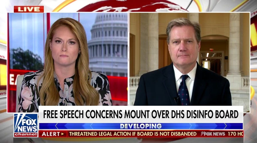 Disinformation board is a threat to the First Amendment: Rep. Turner