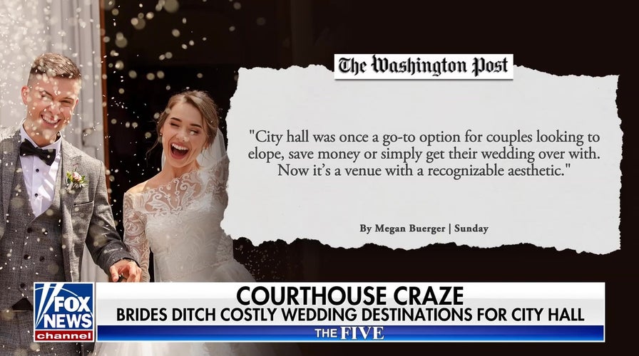 Brides ditch costly weddings for city hall