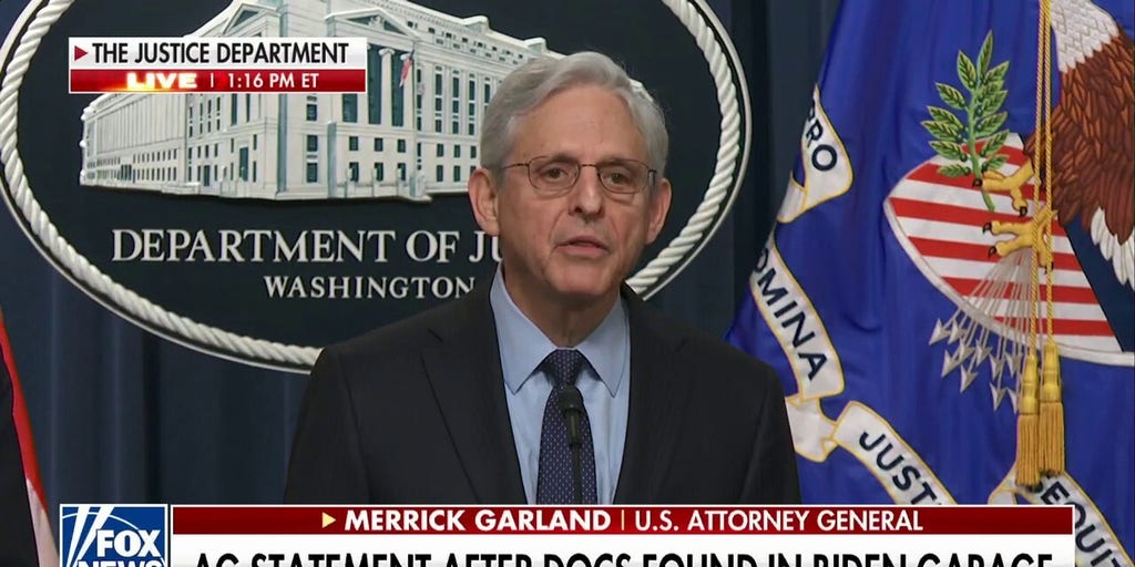 Merrick Garland Announces Special Counsel Appointment For Biden ...