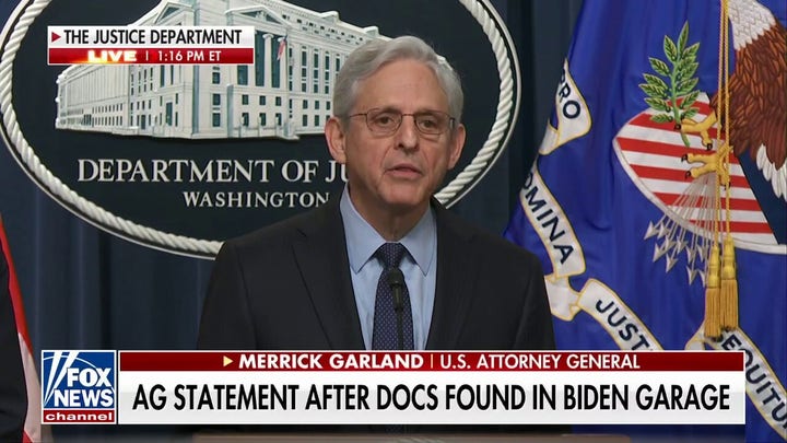 Merrick Garland announces special counsel appointment for Biden classified documents