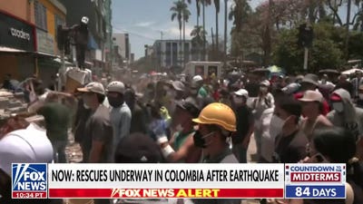 Rescues underway in Colombia after powerful 7.4 magnitude earthquake