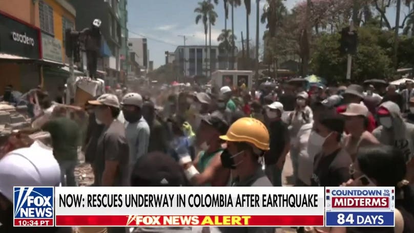 Rescues underway in Colombia after powerful 7.4 magnitude earthquake