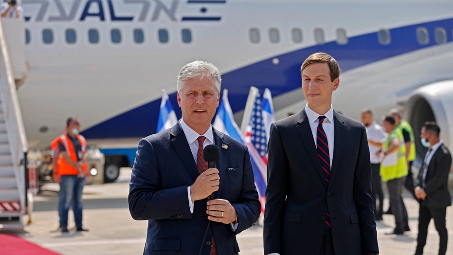 Kushner, Israeli officials take first commercial flight from Israel to UAE