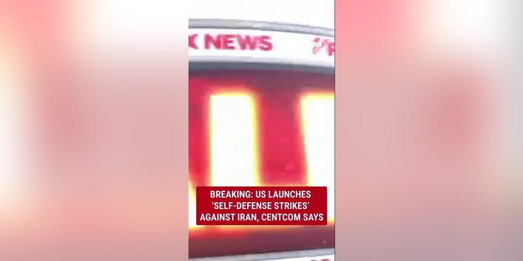 BREAKING: US launches ‘SELF-DEFENSE STRIKES’ against Iran, CENTCOM says