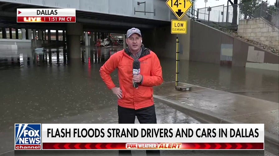 Dallas flash flooding: Robert Ray rescues woman in her car
