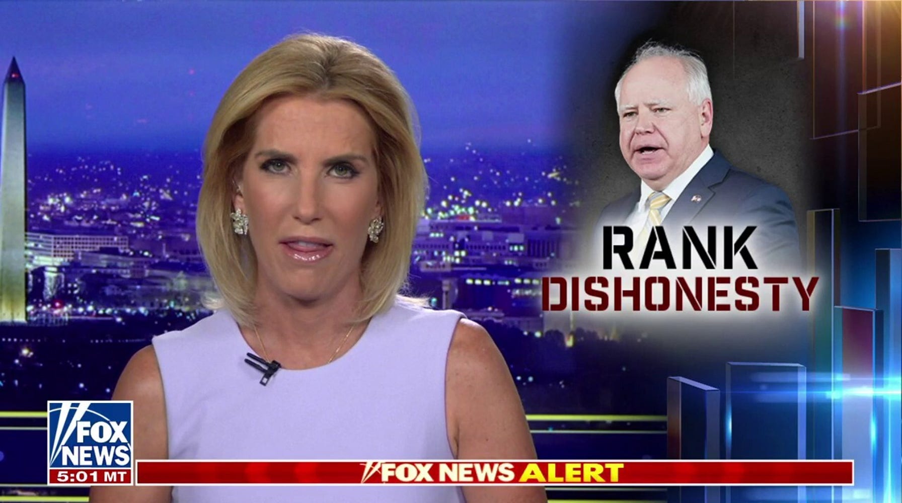 Laura Ingraham Exposes Tim Walz's Military Dishonesty