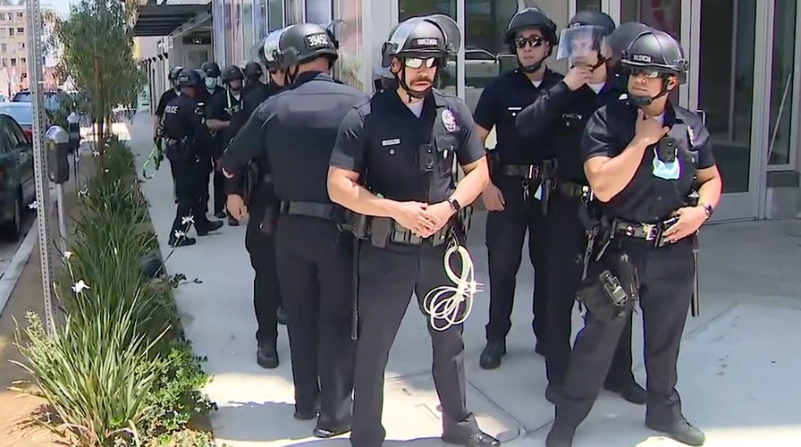Los Angeles spa protest turns violent after alleged transgender exposure incident