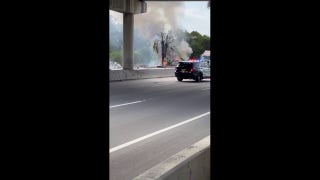 Firefighters conflict  blaze adjacent   tract  of tiny  level   clang  successful  Florida - Fox News