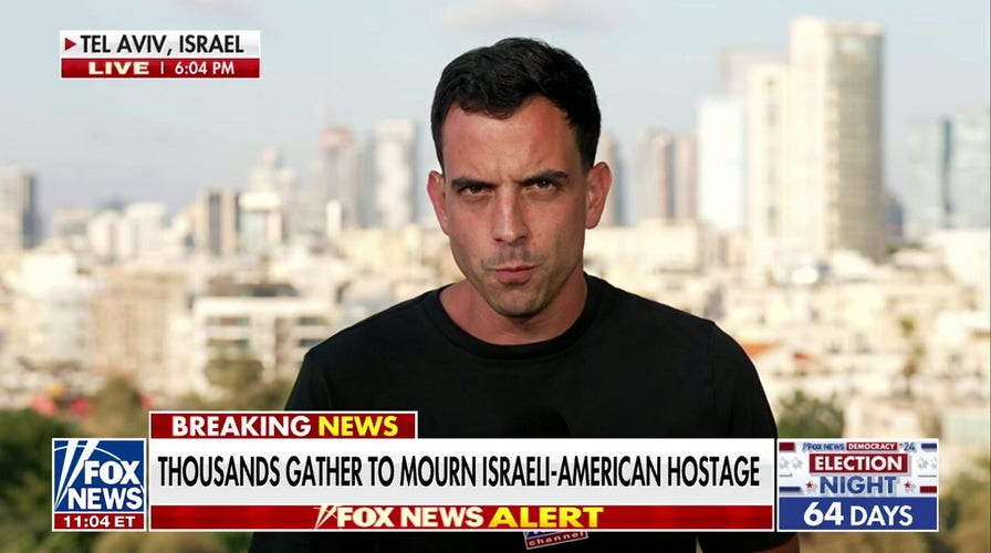 Thousands gather for funeral of Israeli-American hostage