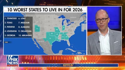 CNBC mocked for 'worst states' list targeting red states