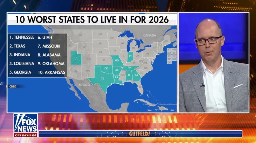 CNBC mocked for 'worst states' list targeting red states
