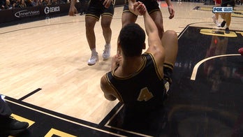 Purdue's Trey Kaufman-Renn makes and-one jumper, extending lead to 26-14 over Indiana