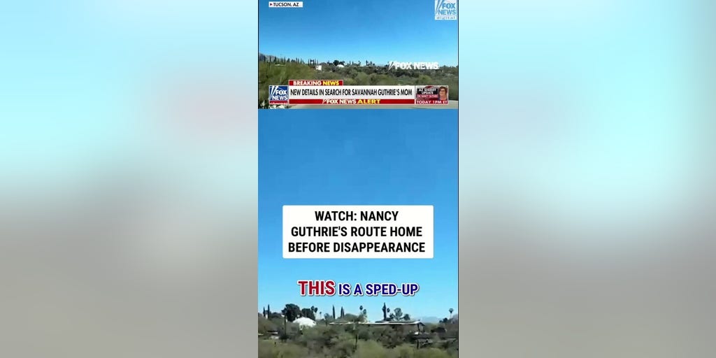 WATCH: Nancy Guthrie's route home before disappearance