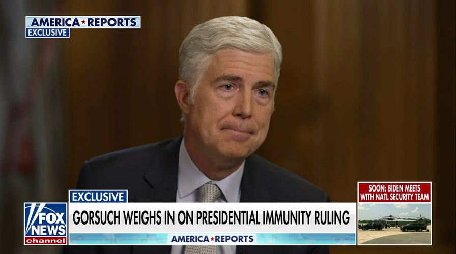 Justice Neil Gorsuch discusses presidential immunity case