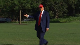 Trump takes no questions from reporters en route to National Security Council meeting