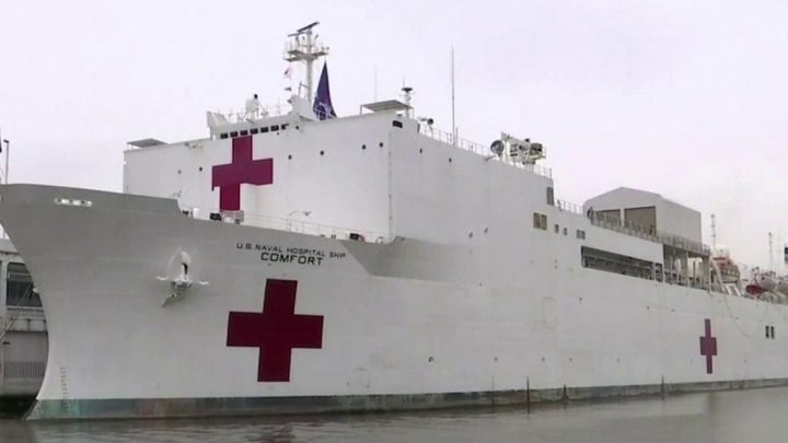 USNS Comfort discharges last patient in NYC, prepares to depart for Virginia