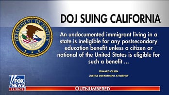 DOJ sues Newsom over tuition breaks for illegals