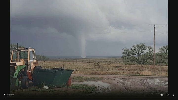 Tornadoes captured ripping through southern Plains