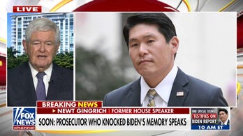 Newt Gingrich reveals the 'key question' for Robert Hur amid Biden's memory criticism