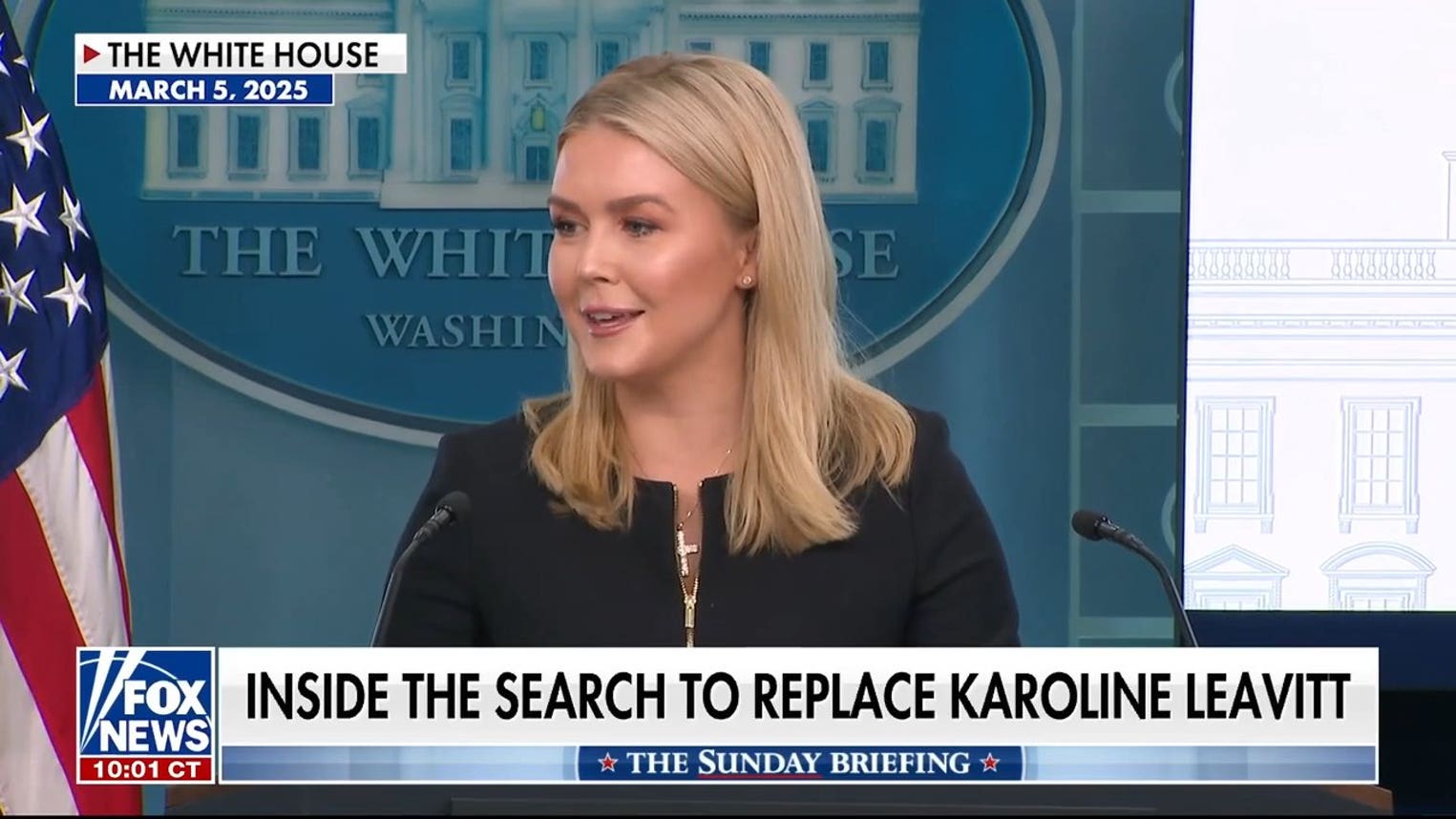 Trump weighs options for Karoline Leavitt replacement