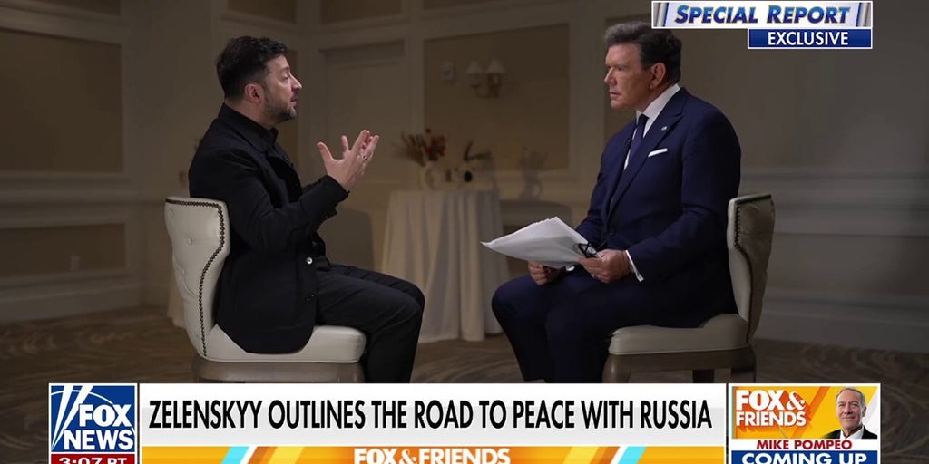 Zelenskyy talks road to peace with Bret Baier