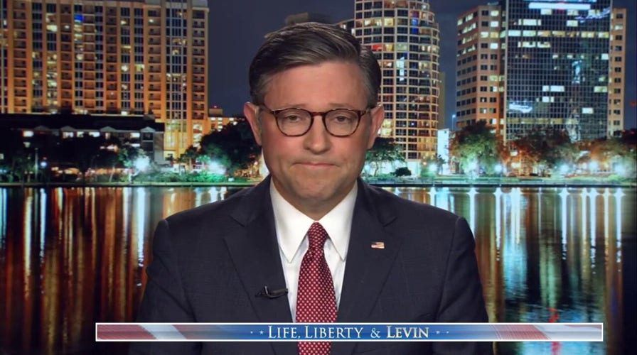 Speaker Johnson: Biden is not saving democracy, he is harming our country