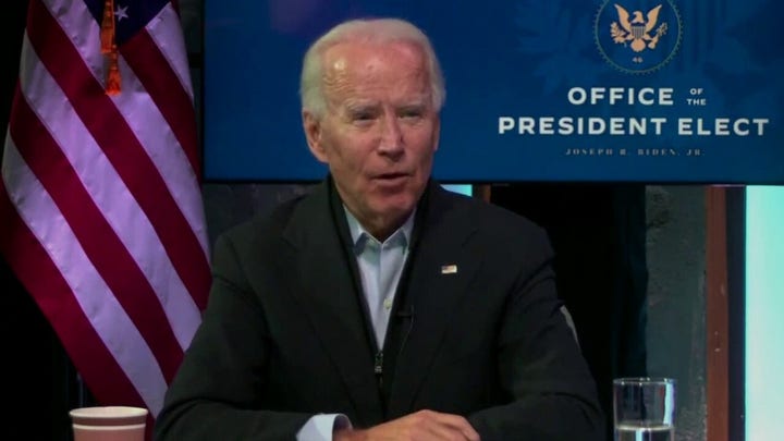 Biden: 'We should be further along' in the transition process