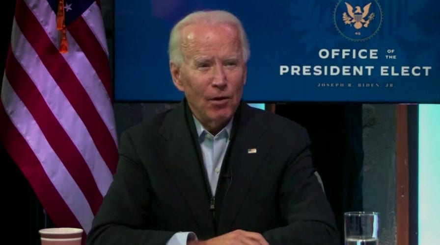 Biden: 'We should be further along' in the transition process