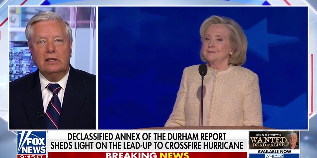 Hillary pinned Trump as Russian agent to distract from email scandal, says Sen. Lindsey Graham