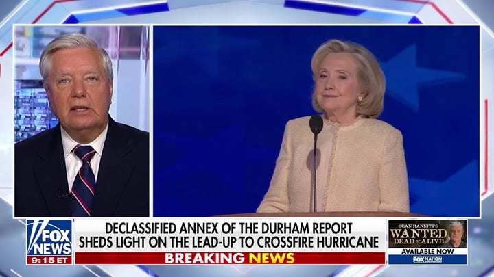 Hillary pinned Trump as Russian agent to distract from email scandal, says Sen. Lindsey Graham