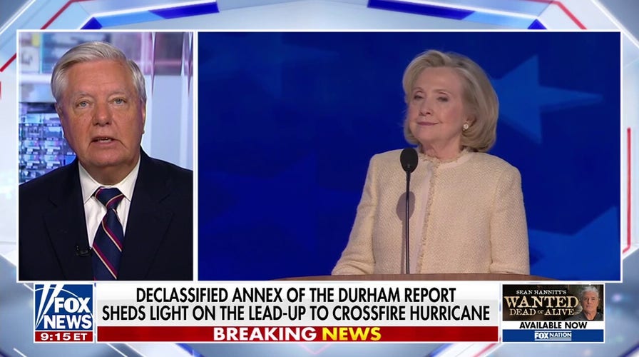 Hillary pinned Trump as Russian agent to distract from email scandal, says Sen. Lindsey Graham