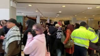Anti-Israel protesters storm Fashion Institute of Technology, overwhelming security - Fox News