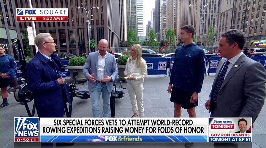 'Fox & Friends' hosts get a taste of world-class rowing training