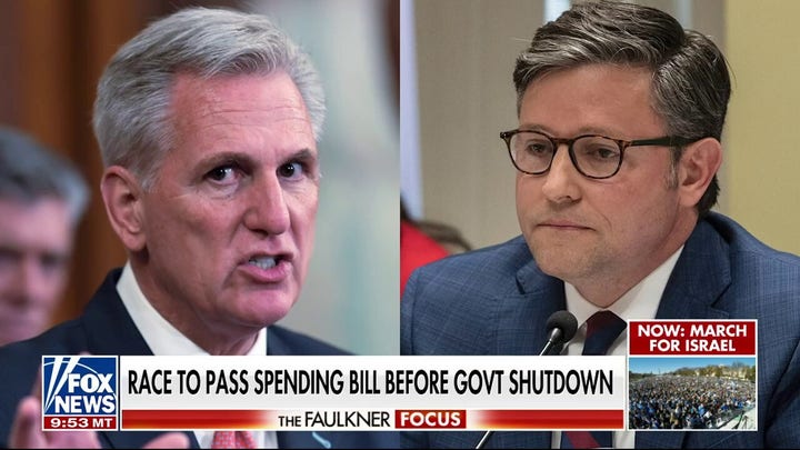 Johnson's plan to avert government shutdown draws comparisons to McCarthy