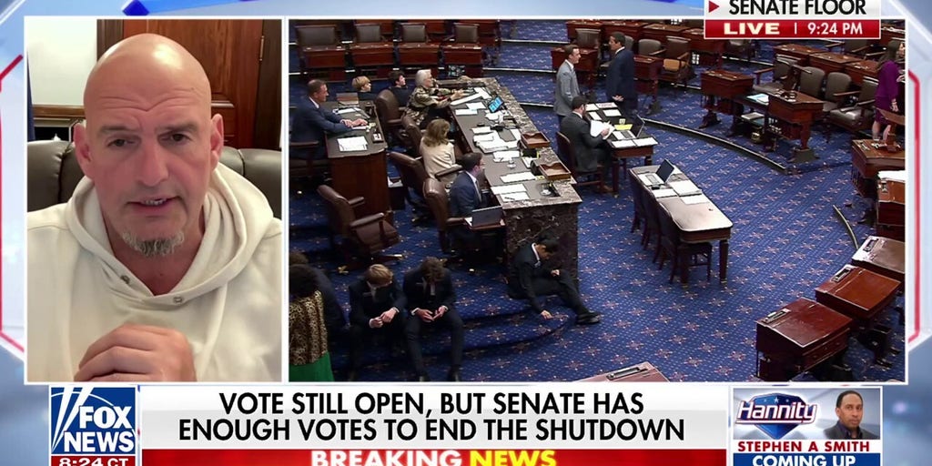 Sen. John Fetterman says he can't support holding the government 'hostage' as a tactic